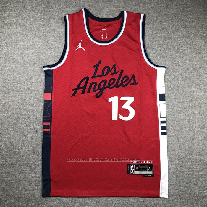 Maillot Los Angeles Clippers Paul George #13 Statement 2024-25 Rouge